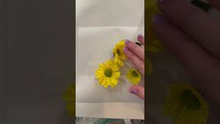 🌼 DIY Pressing Flowers in Book 🌼 tutorial [upl. by Laks]