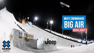 Men’s Snowboard Big Air HIGHLIGHTS  X Games Aspen 2022 [upl. by Akimahc]