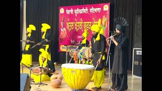 Folk Orchestra Performance Khalsa College Patiala youthfestival2024 youthfestival gurjotmdp [upl. by Yasmeen]