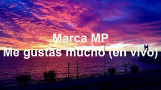 Marca MP  Me gustas mucho 2020 Vídeo con Letras [upl. by Arbed]