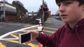 Brockenhurst Station Level Crossing Hamps Saturday 26032016 [upl. by Dyob]