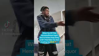 When You Off The Hennessy And Start Trippin Over Little Sht🤬💯😂comedy worldstarhiphop viralvideo [upl. by Adnoyek832]