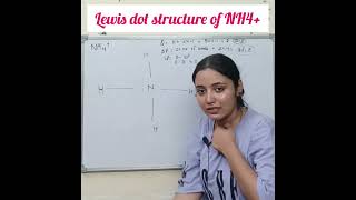 NH4 lewis dot structure class 11 l chemicalbonding [upl. by Parfitt]