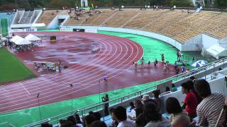 Ｈ２３日本ジュニア 男子２００ｍ決勝 優勝ケンブリッジ飛鳥 [upl. by Euell]