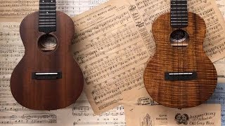 Do you prefer Koa or Mahogany Ukuleles Kiwaya Ukuleles [upl. by Kinchen]