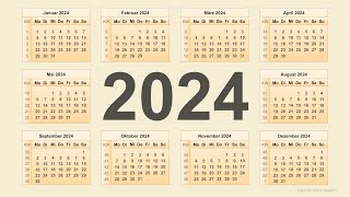 Kalender 2024 [upl. by Llennol]