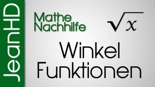 Mathe Nachhilfe  Winkelfunktionen  Trigonometrische Funktionen [upl. by Neffets]