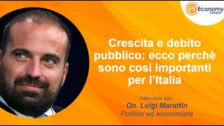 Bassa crescita e elevato debito pubblico due minacce per leconomia italiana [upl. by Adim]