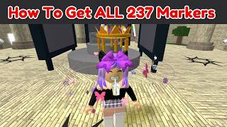 How To Get ALL 237 Markers in Find The Markers Roblox [upl. by Ardiekal]