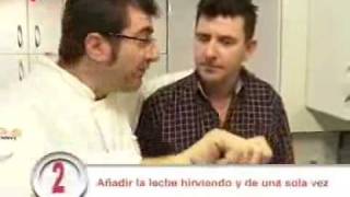 Sos cocinero Sergio prepara una crema bechamel [upl. by Yruok]