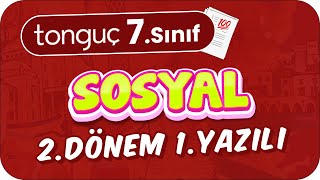 7Sınıf Sosyal 2Dönem 1Yazılıya Hazırlık 📑 2024 [upl. by Ausoj504]