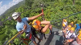 Canopy Zipline Adventure Punta Cana  Punta Cana Tours [upl. by Lexis]