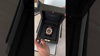 🐊 Unboxing the 50th Anniversary Audemars Piguet Royal reels shorts [upl. by Sussna459]