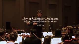 Baylor Campus Orchestra Glucks Symphony in G Major [upl. by Rodger940]