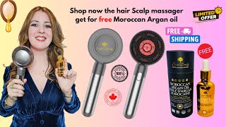 Transform Your Haircare Routine 🌟 Waterproof Shiatsu Scalp Massager  Free Argan Oil [upl. by Konyn]