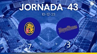 Resumen Jornada 43 Navegantes del Magallanes vs Leones del Caracas 10 de diciembre 2023 [upl. by Caundra772]