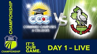 🔴 LIVE CCC v Guyana  Day 1  West Indies Championship 2024  Wednesday 17th April [upl. by Llemmart]