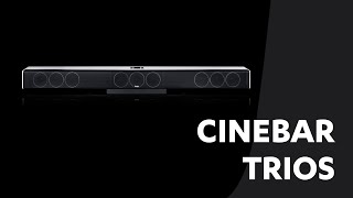 Teufel Wireless Bluetooth 51 Surround Soundbar Cinesystem Trios [upl. by Wagstaff]