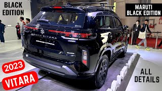 2023 Maruti Suzuki Grand Vitara Black Edition Premium SUV  BOLD Looks Accessories  Vitara Black [upl. by Phip]