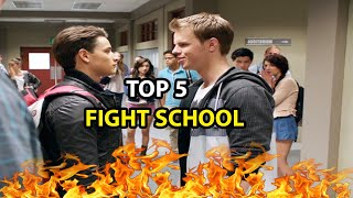 Top 5 school fight scenes in movies [upl. by Aleen554]