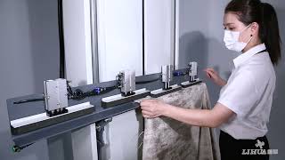 Curtain fabric vertical cutting machine [upl. by Nesilla530]