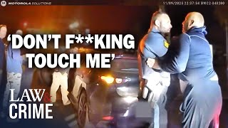 ‘He’s Drunk Again’ NJ Cop Slams Police Chief onto Car Hood at DWI Crash Scene [upl. by Flosi]