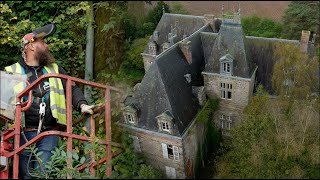 Clearing Decades Of Overgrowth From The Abandoned Chateau [upl. by Klapp]