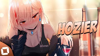 Nightcore   Hozier Rock VersionLyrics [upl. by Alraep915]