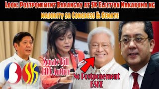 LookPostponement ng Barangay and SK Election nakakuha ng majority vote sa Congress at Senate [upl. by Avictor517]