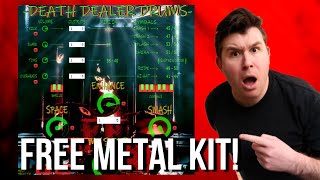 Free Metal Drumkit Plugin  Death Dealer by Fire Portal [upl. by Abisia]