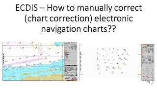 ECDIS  How to manually correct electronic charts [upl. by Laddy]