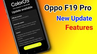 Oppo F19 Pro F60 New Update  Oppo F19 Pro February New Update  Oppo F19 Pro Android 14 Update [upl. by Haney496]