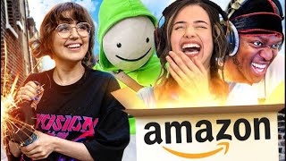 My FAMOUS followers do my Amazon shop KSI DREAM POKIMANE and more [upl. by Yam291]