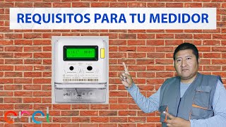 REQUISITOS PARA INSTALACIÓN DE MEDIDOR ELÉCTRICO  ENEL [upl. by Cailean]