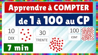 Apprendre à compter 1 a 100 au CP [upl. by Anastas615]