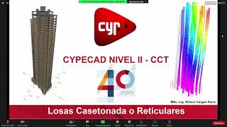 LOSAS CASETONADAS O RETICULARES  CYPECAD LEVEL II [upl. by Hallsy687]