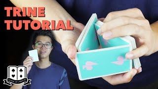 Cardistry for Beginners Twohanded Cuts  Trine Tutorial [upl. by Akilat760]