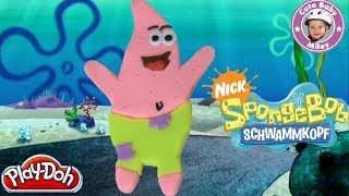 PlayDoh  PATRICK STAR von Spongebob Schwammkopf  aus Knetmasse modelliert  Knete [upl. by Ful881]