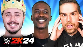 We Put 10 YouTubers in a WWE 2K24 Royal Rumble [upl. by As]