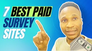 7 Best Online Surveys for Money 2024  How To Make Money Online Doing Survey [upl. by Romilly40]