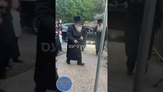 Skver Rebbe Attends The Chupa Of One Of His Chassidim  Sivan 5784 [upl. by Wind]