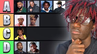 THE BEST RAPPER TIER LIST 🔥… Underground and Mainstream [upl. by Braswell]