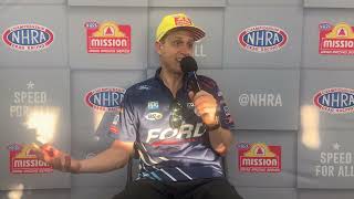 2024 NHRA Virginia Nationals Overall Funny Car 1 Qualifier Press Conference  Tasca Racing [upl. by Burt]