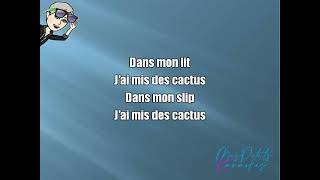 JACQUES DUTRONC  LES CACTUS mespetitskaraokes [upl. by Eterg]