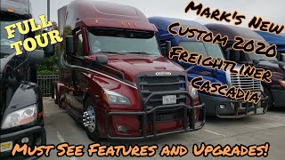 Tour of Highly Customized 2020 Freightliner Cascadia Evolution  Inside and Out  Prime Inc [upl. by Radie]