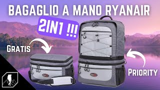 BAGAGLIO A MANO RYANAIR 2in1  due bagagli in uno per viaggiare con Ryanair [upl. by Chlori191]