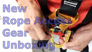 New Rope Access Gear Unboxing [upl. by Amitak]