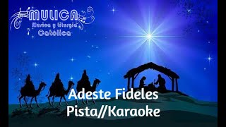 Adeste fidelis en latín Pista Karaoke [upl. by Mab]