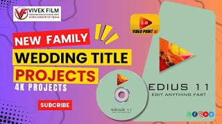 NEW WEDDING TITEL  edius11 Project  Cinematic Wedding TITEL Project  8840747874 2024 [upl. by Gladdie]