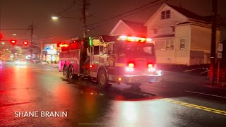 Morganville Fire Department Pumper Tanker 28395 amp Unmarked Unit Responding 12424 [upl. by Gilemette136]